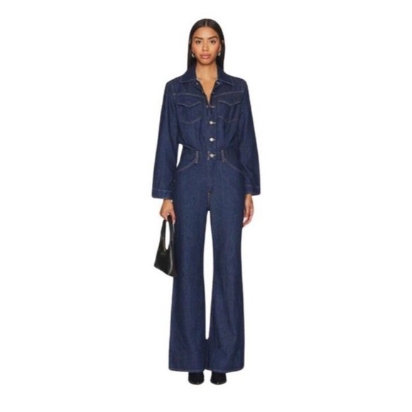 Levi's Denim - Levi's Women's Dark Blue Western Jumpsuit 25 EUC